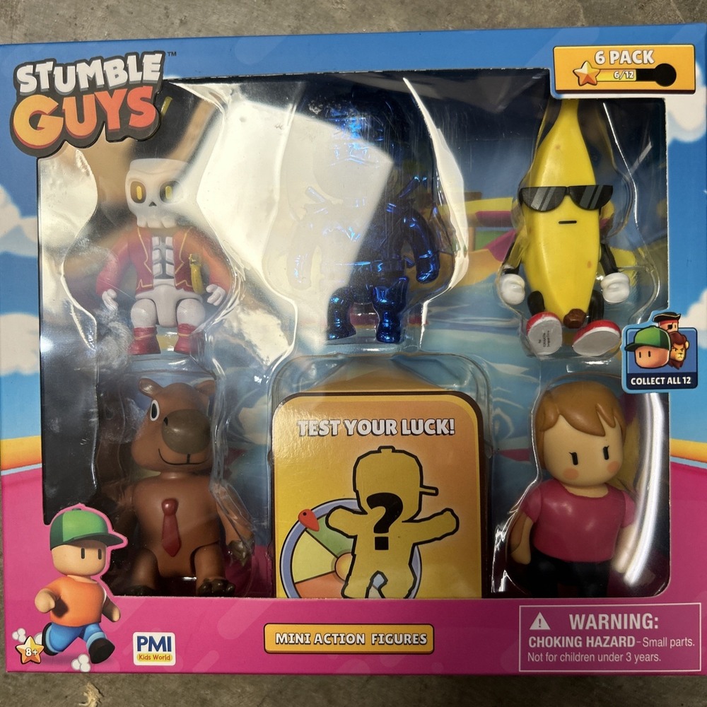 Stumble Guys‎ Deluxe Mini Figure Set - 6pk